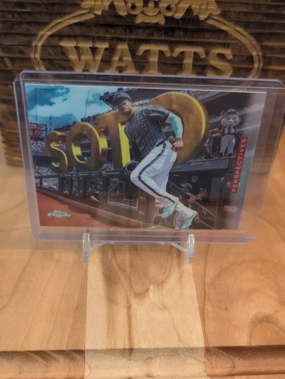 Topps card will