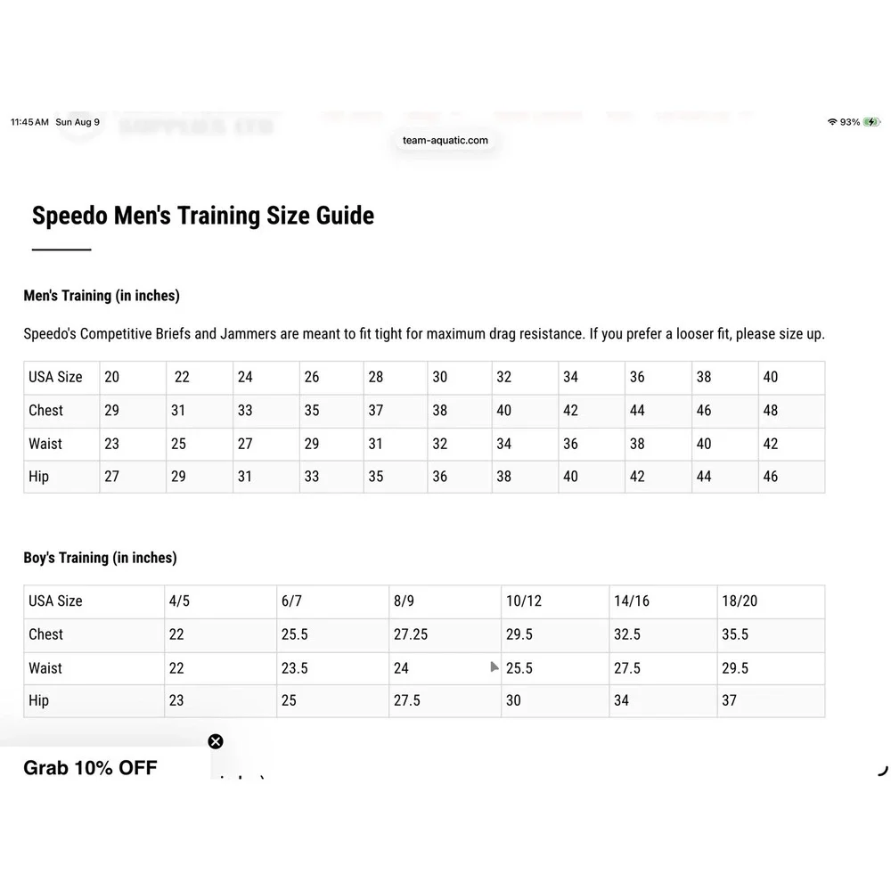 Speedo 28 see men