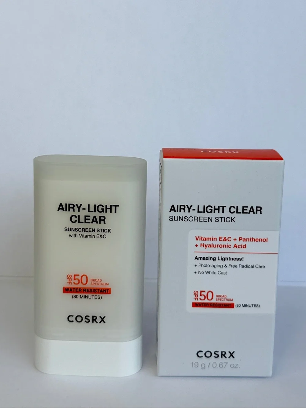 COSRX Airy-Light Clear Sunscreen Stick SPF 50