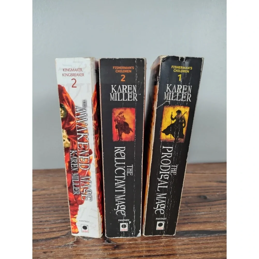 Awakened Mage, Prodigal Mage ,Reluctant Mage Fisherman Children‎ Lot Of 3 Miller