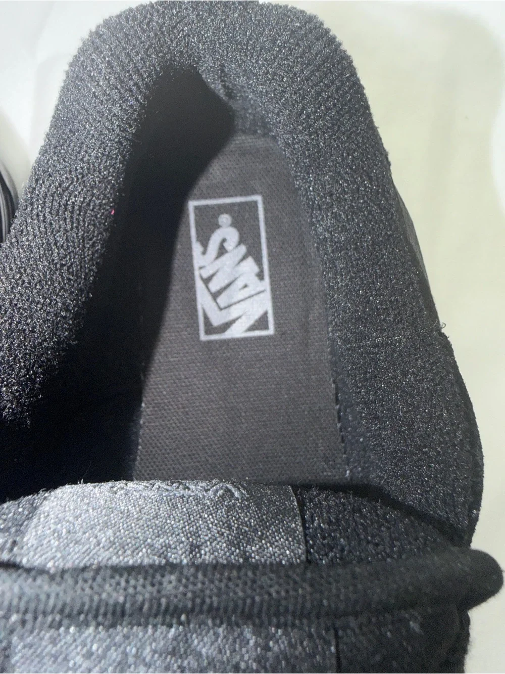 Vans all black