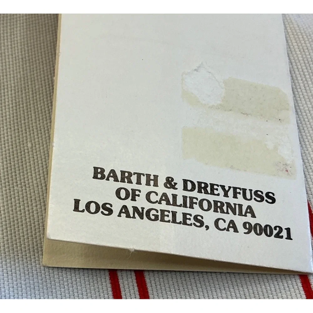 Barth & Dreyfuss new tags