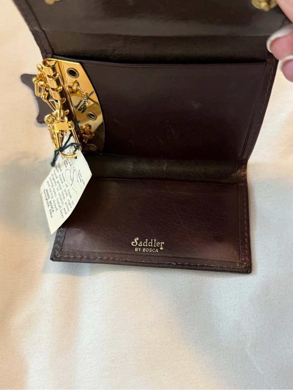 Bosca leather does