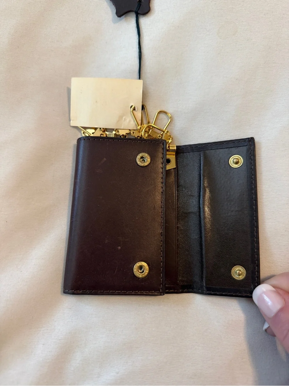Bosca leather does