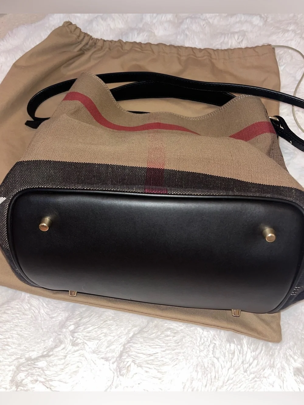 Burberry canvas hobo