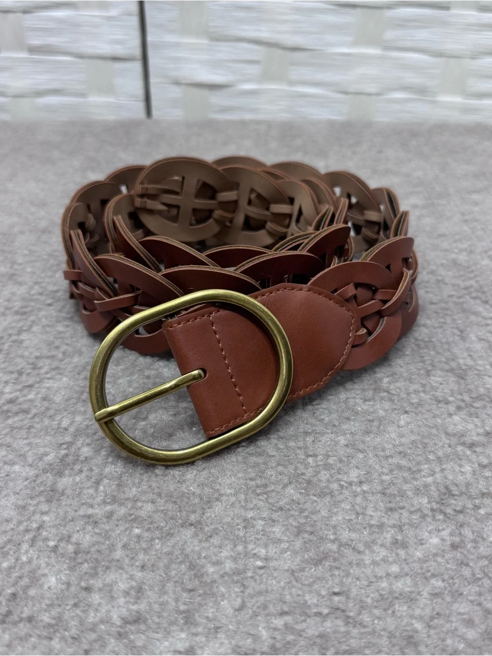 Target Braided Belt Bundle - green and brown