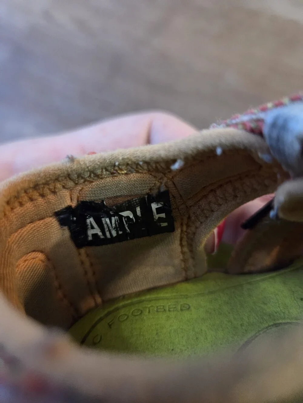 Keen children marking sample