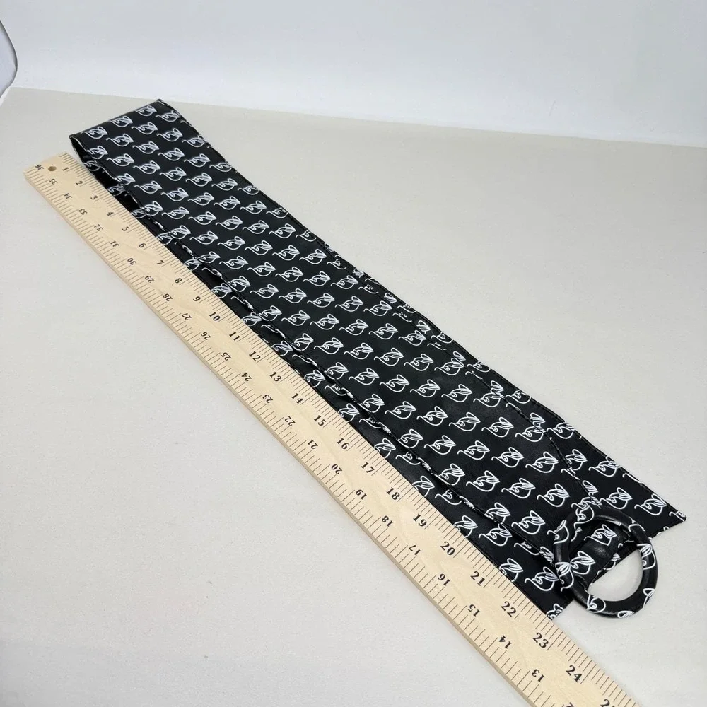 Baby Phat Logo Sash Belt Vintage Y2K Black Wide‎ Band