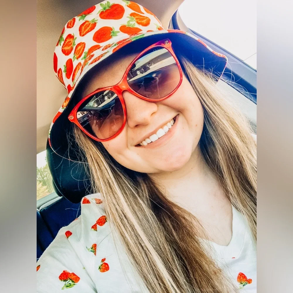 Reversible Strawberry Fields Bucket Hat