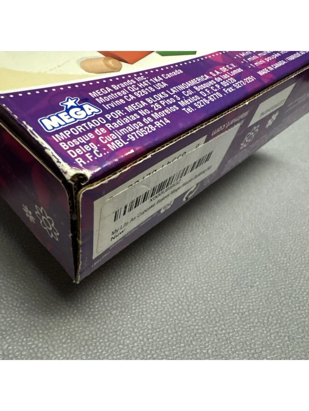 Mega Bloks boxes have