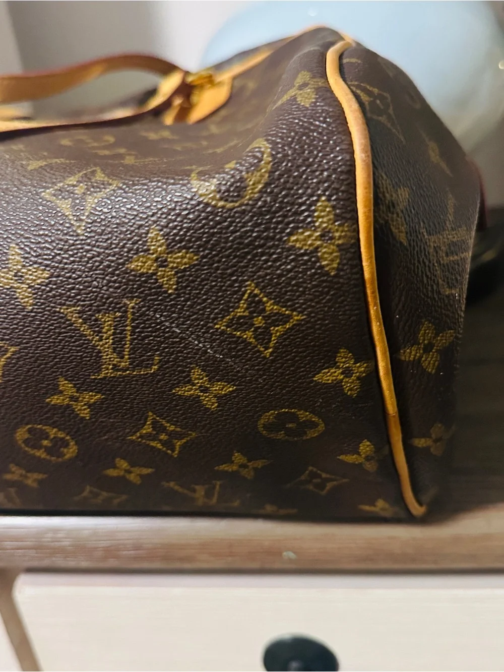 Louis Vuitton Monogram Montorgueil GM Vachetta Handles
