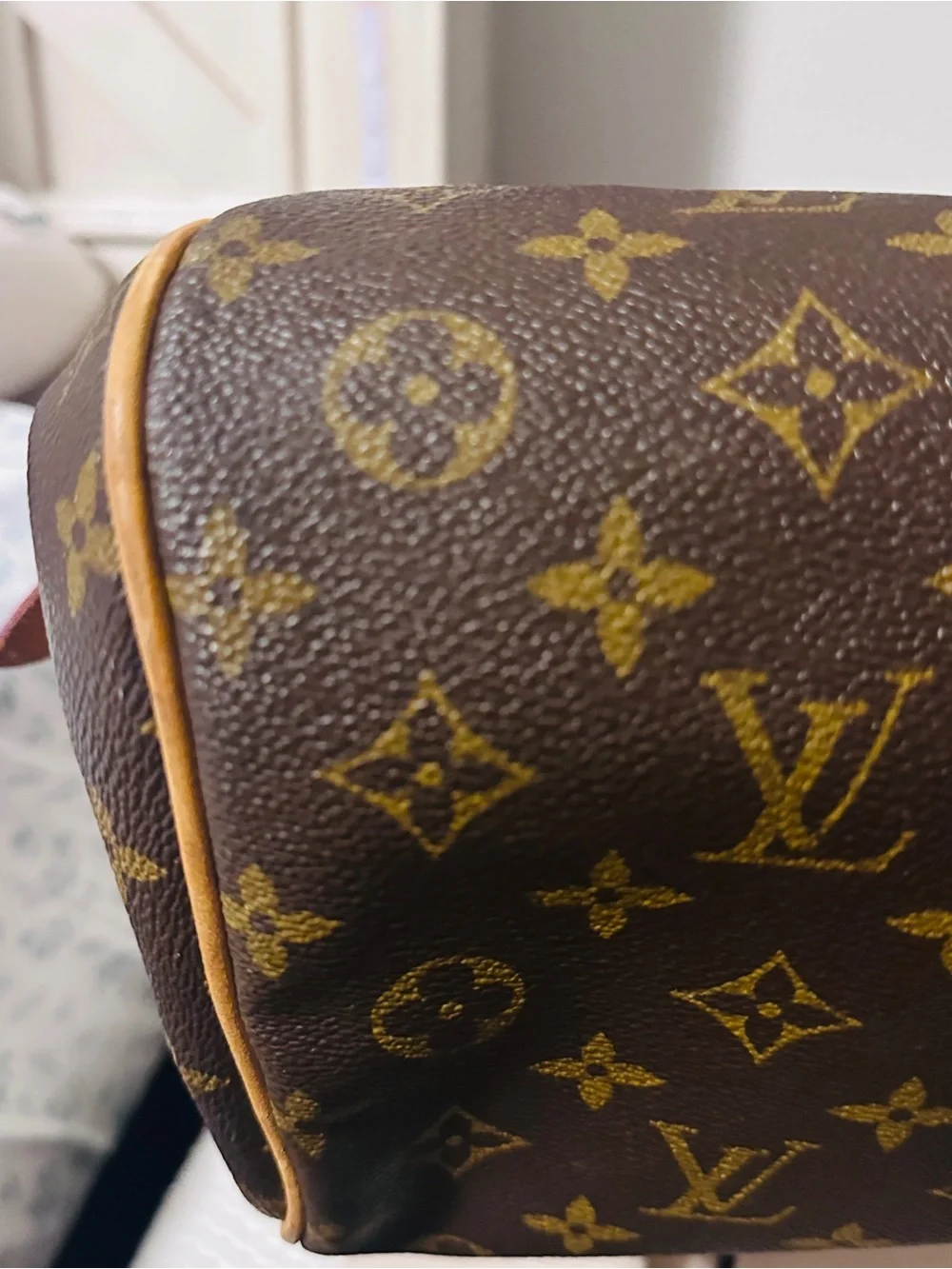 Louis Vuitton Monogram Montorgueil GM Vachetta Handles