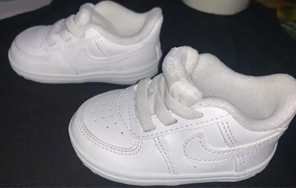 Nike Force 1 Crib baby booties - (9 months)