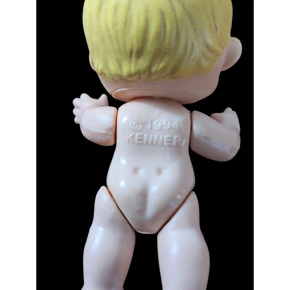 Vintage 1994 Kenner Baby Buddies Blonde Hair Doll Poseable 2.5