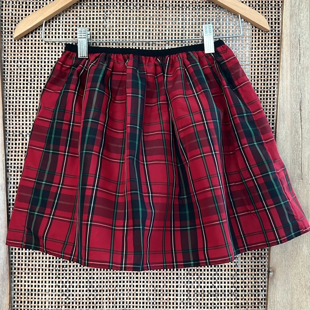 Ralph Lauren Plaid Holiday Skirt Girls Size 7