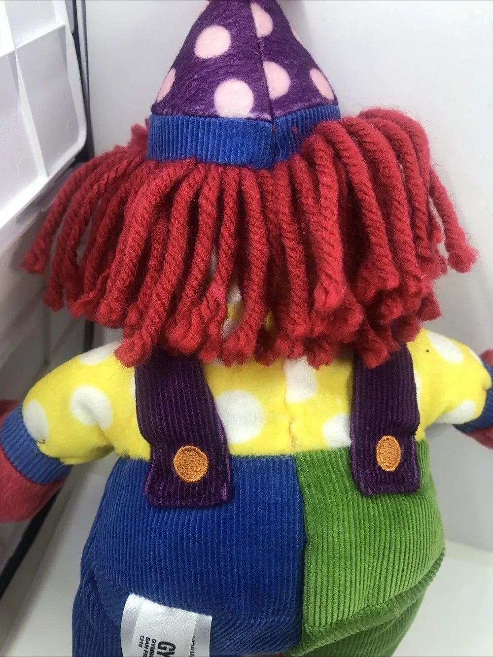 Gymboree clown plush