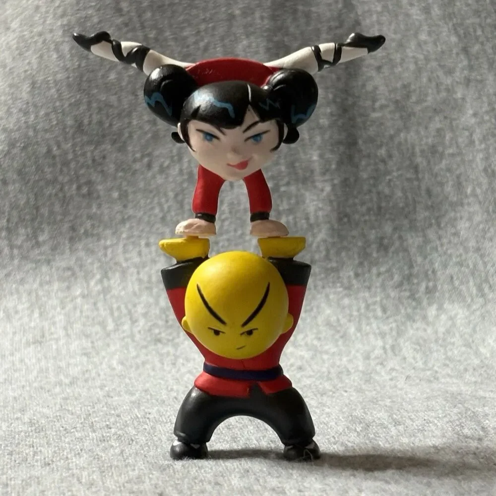 Xiaolin Showdown Omi &‎ Kimiko Figure Set 2005 Warner Bros Cartoon Network