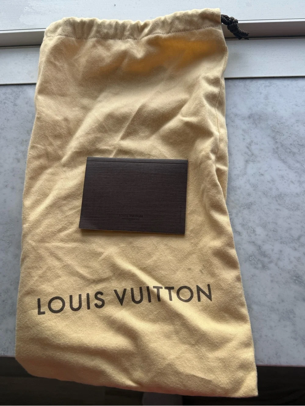 Louis Vuitton chic leather louis