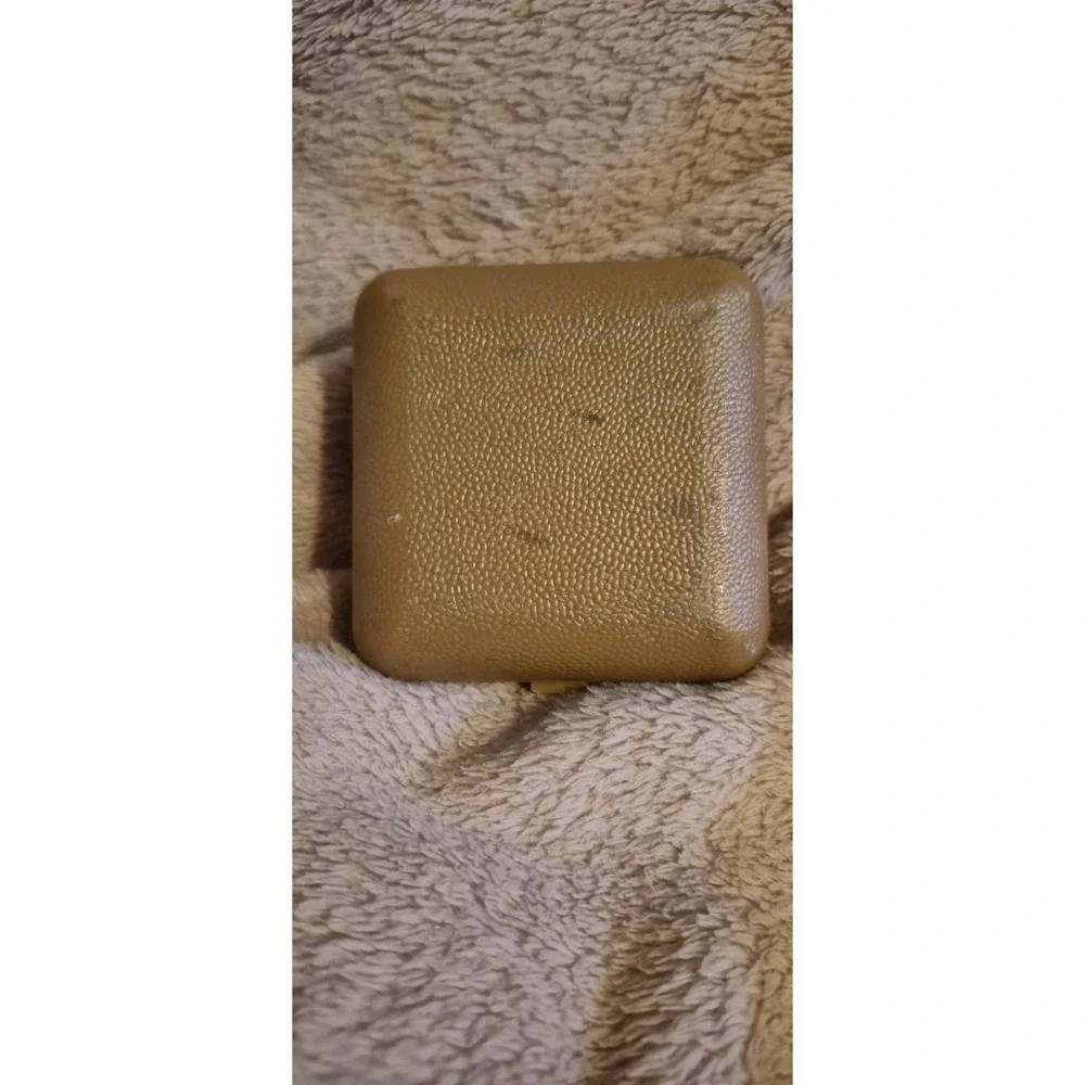 Vintage‎ Westclox Travel Alarm Clock Fold Up Brown Quartz