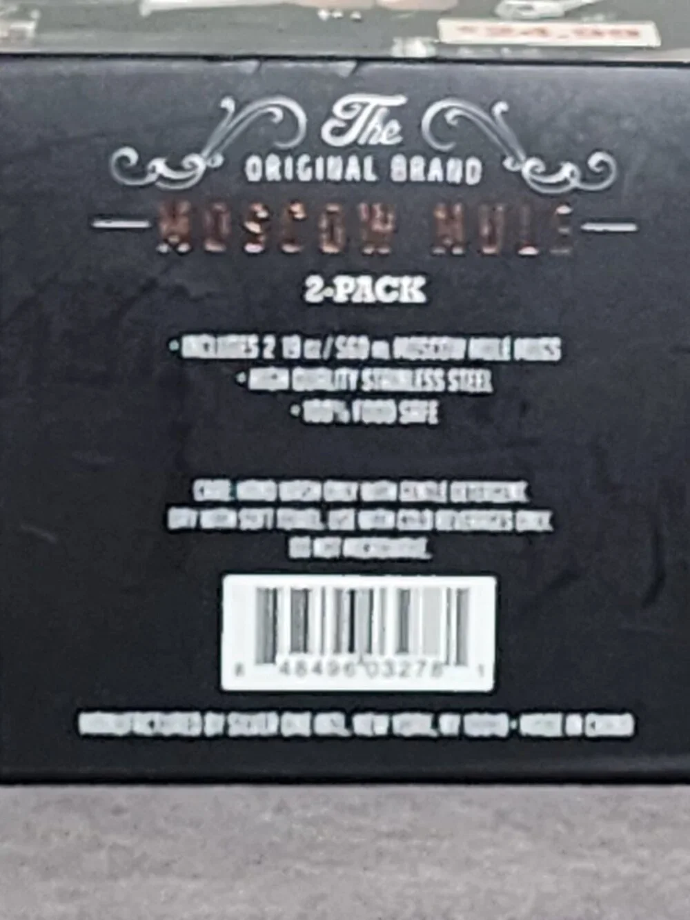 Silver One mule moscow