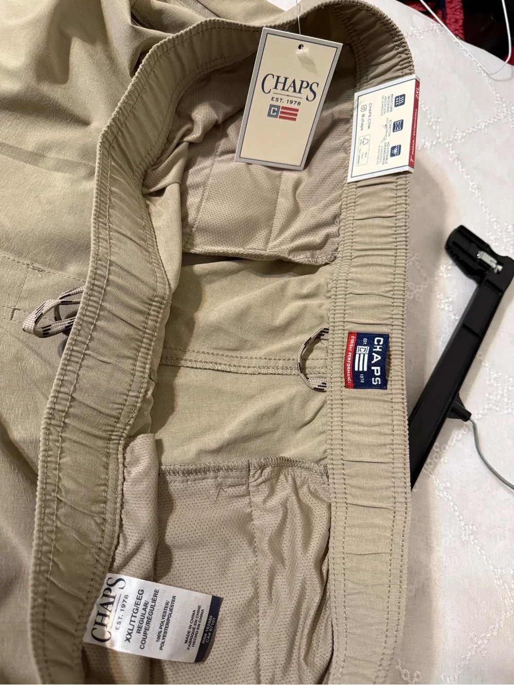 Chaps khaki swim