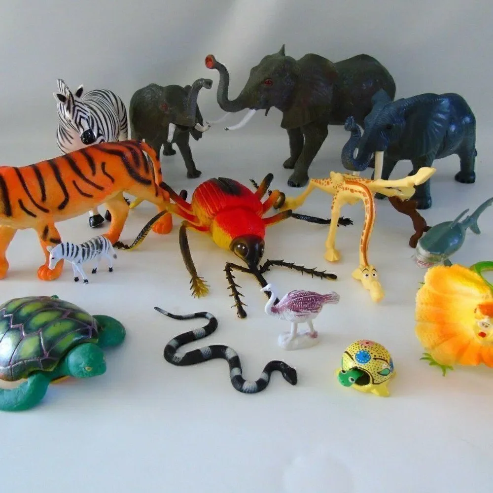 Plastic Farm Sea Life Safari Animals Various Sizes