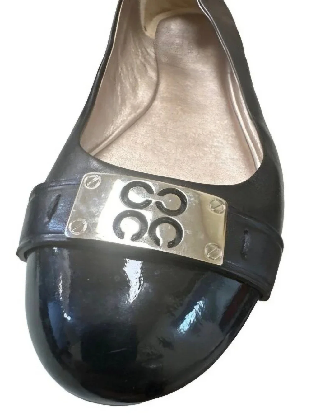 Coach glossy patent