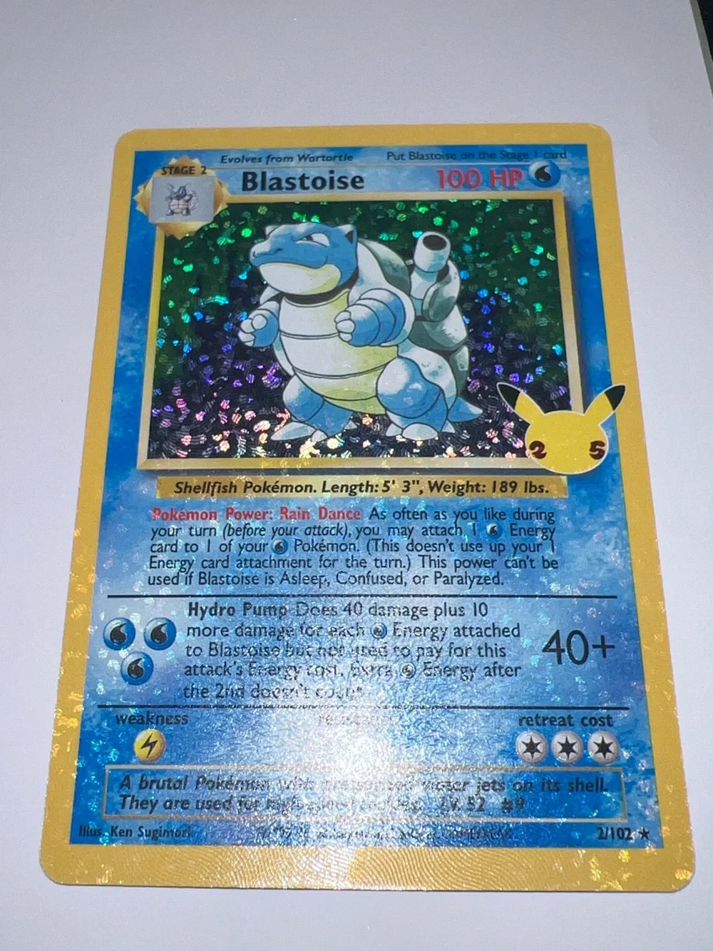 Pokemon classic blastoise
