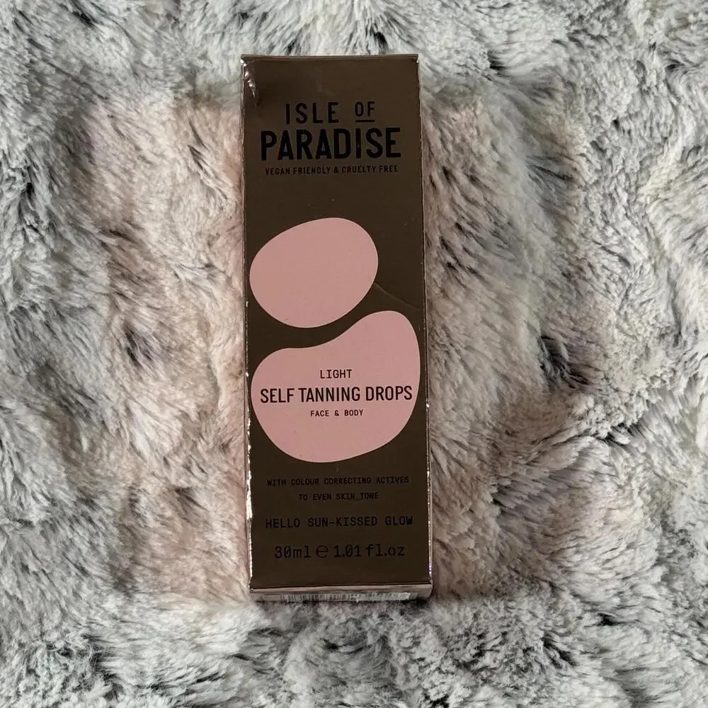Isle of Paradise Light Self‎ Tanning Drops 1.01 oz 30 ml 75% Full