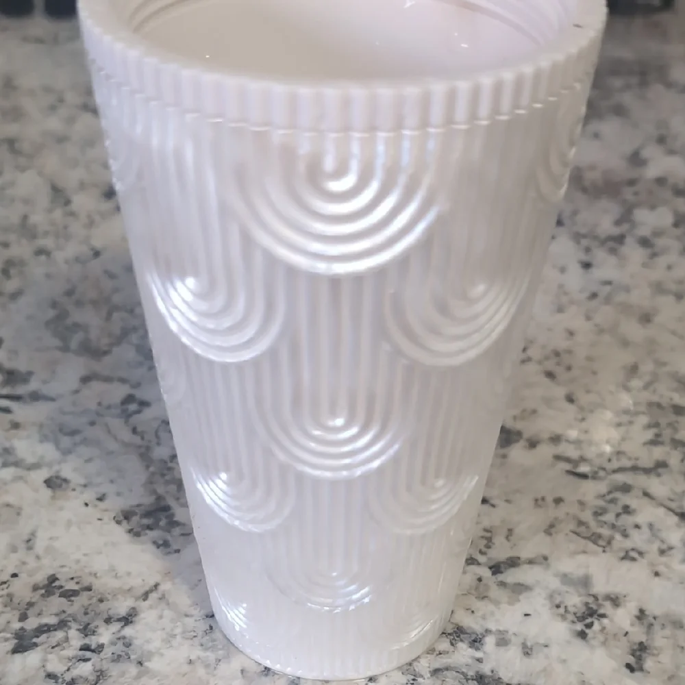Starbucks White‎ Textured Tumbler