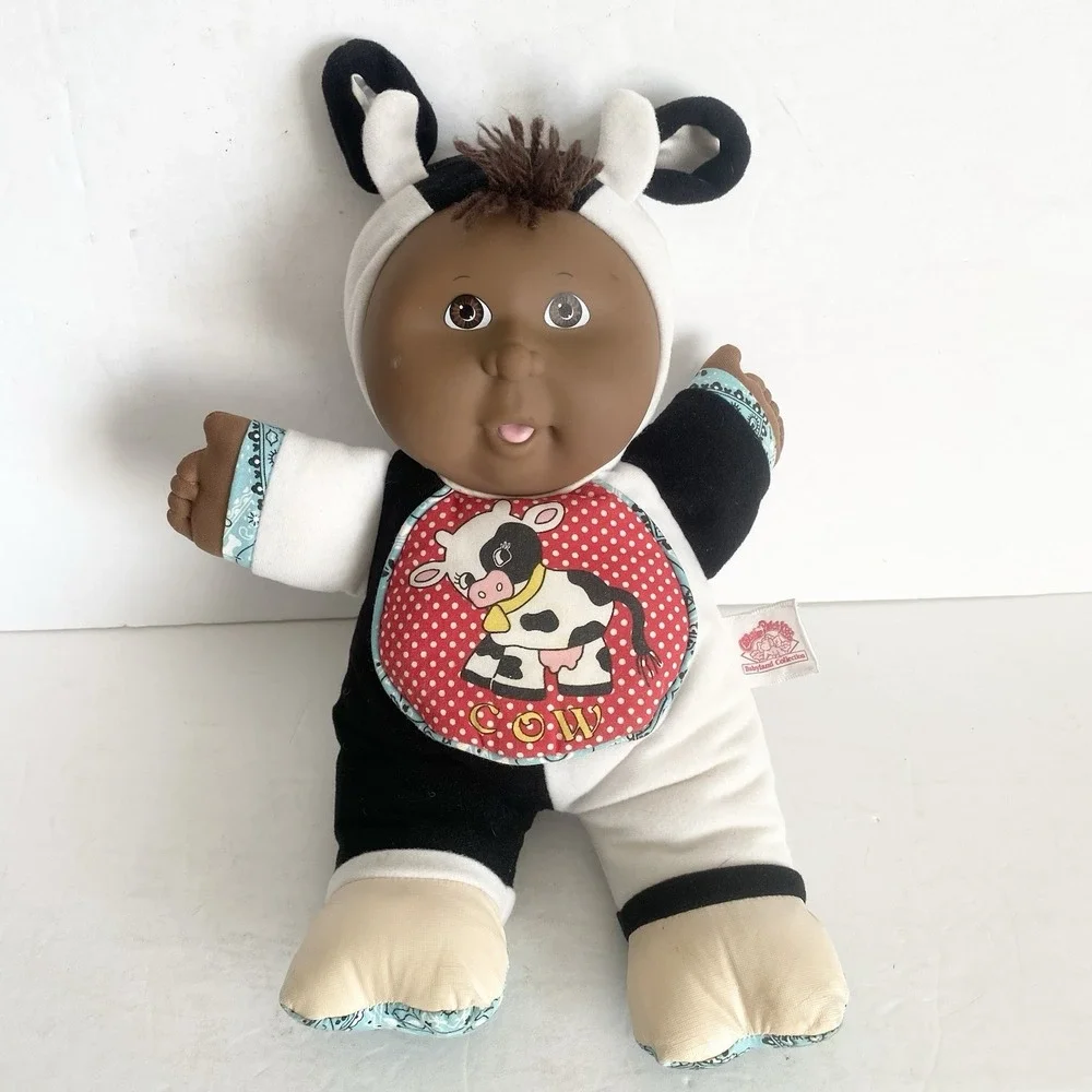 Cabbage Patch Farm Babies African American Cow Doll Talkin‎ Vintage 1993 Talking