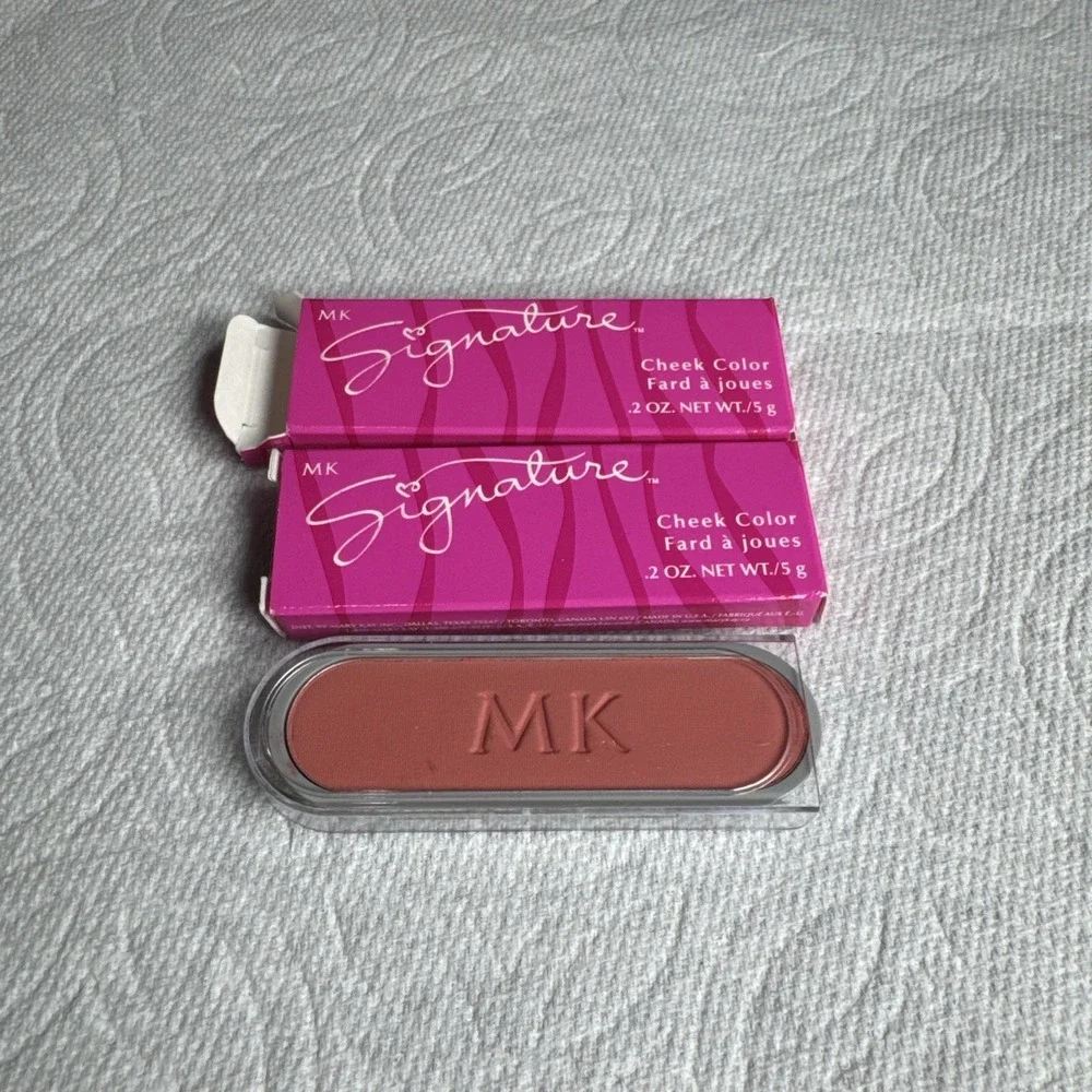 2‎ - NEW Mary Kay MK Signature JUST PEACHY Cheek Color Face Blush NIB 8874