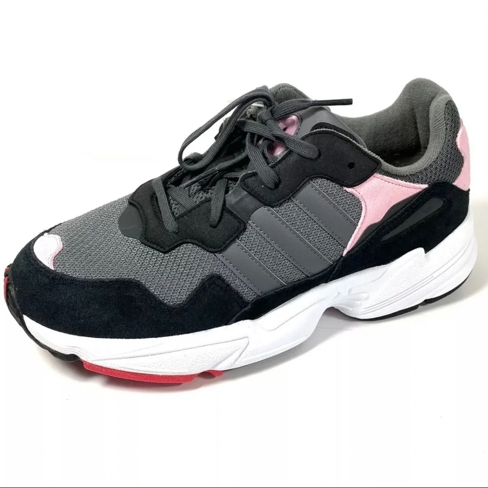 Adidas‎ Yung-96 J Men’s Sneakers Gray Black Pink
