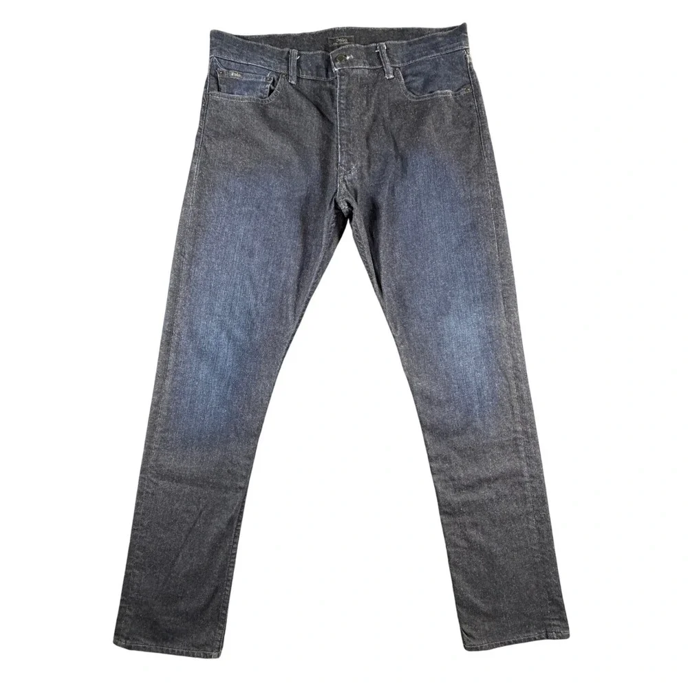 Polo Ralph Lauren Sullivan Slim Jeans Mens 34x32 Dark Wash Indigo Denim‎ Pants