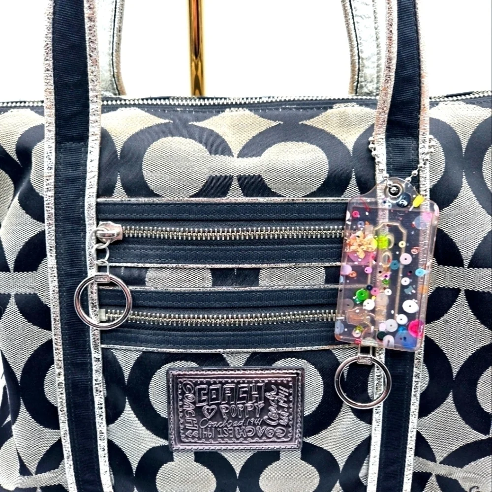 Coach poppy tote