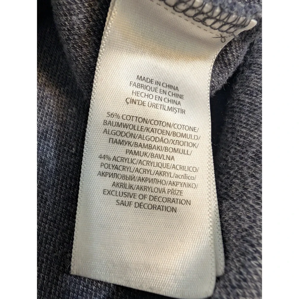 Polo Ralph Lauren Men's Sweater XL Gray 1/4 Zip Knit Pullover‎ Acrylic Blend