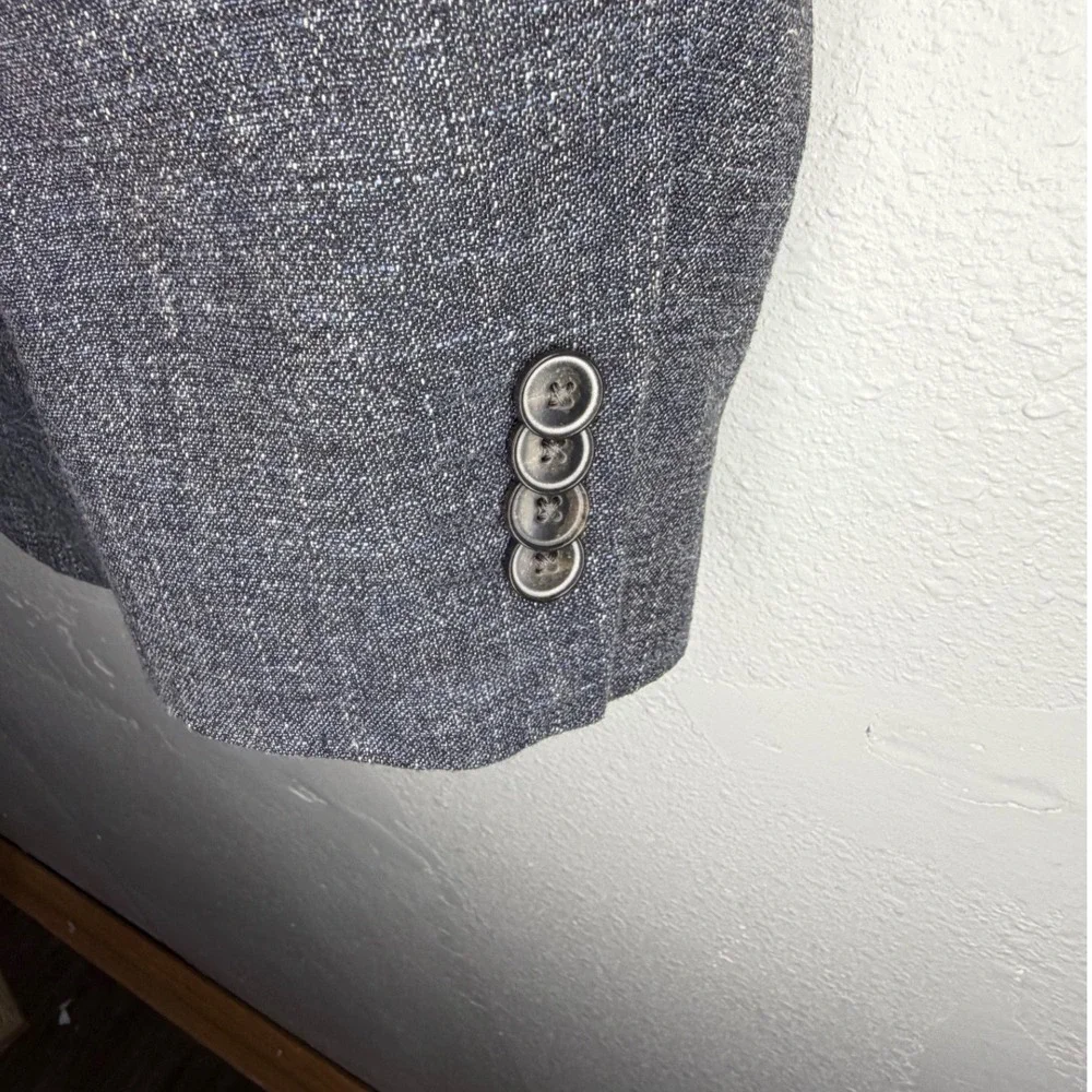 Rodd & Gunn Officina Marlane Italian Wool Blend Blazer Blue Sports Fit XL
