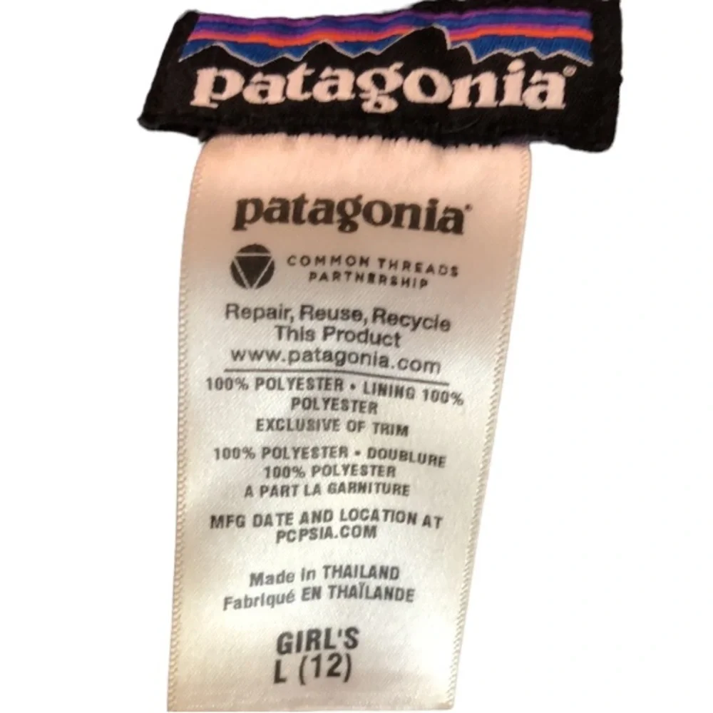 Patagonia girls size