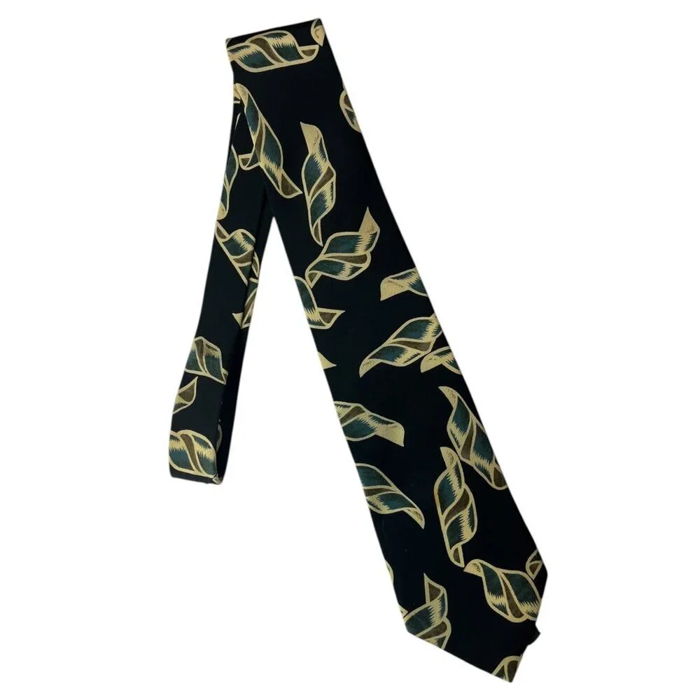 Robert Stock 100% Silk Tie Abstract Retro‎ 56.5