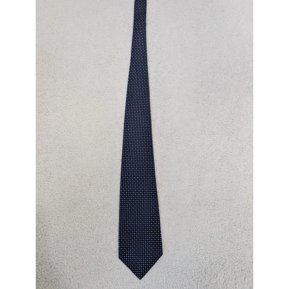Polo Ralph‎ Lauren Tie Blue Polka Dot 100% Silk 4x55 Designer Formal Vintage