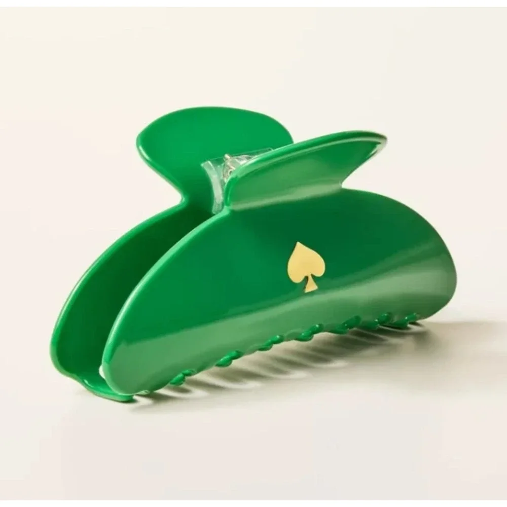 Kate‎ Spade Hair Claw Clip Green NWT