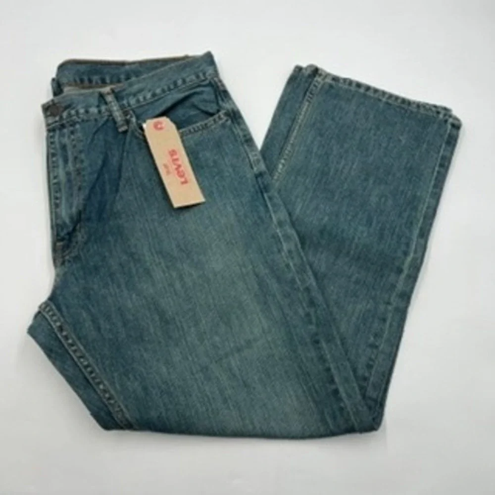 Levi's 559 Relaxed‎ Straight Mens Blue Jeans 38x32 Medium Wash Denim New