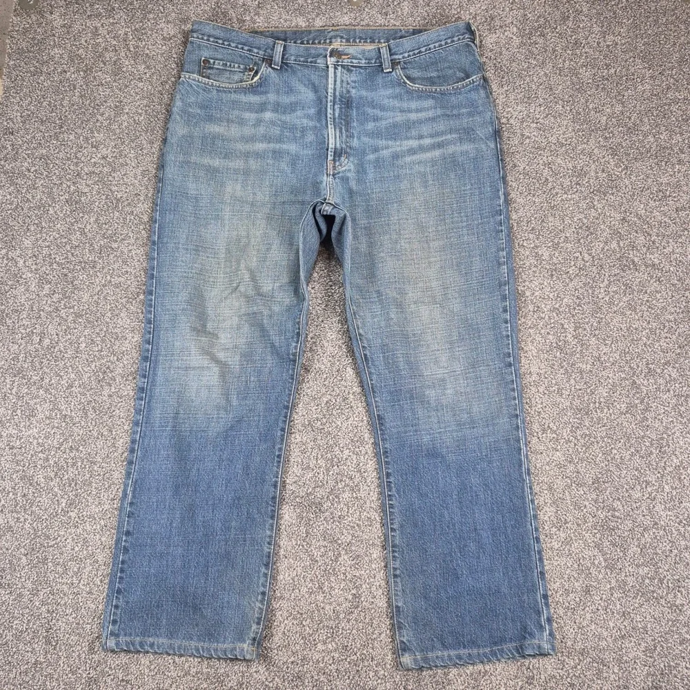 Polo Ralph Lauren Jeans Mens 38x28 Blue‎ Classic Five Pocket Straight Leg Denim