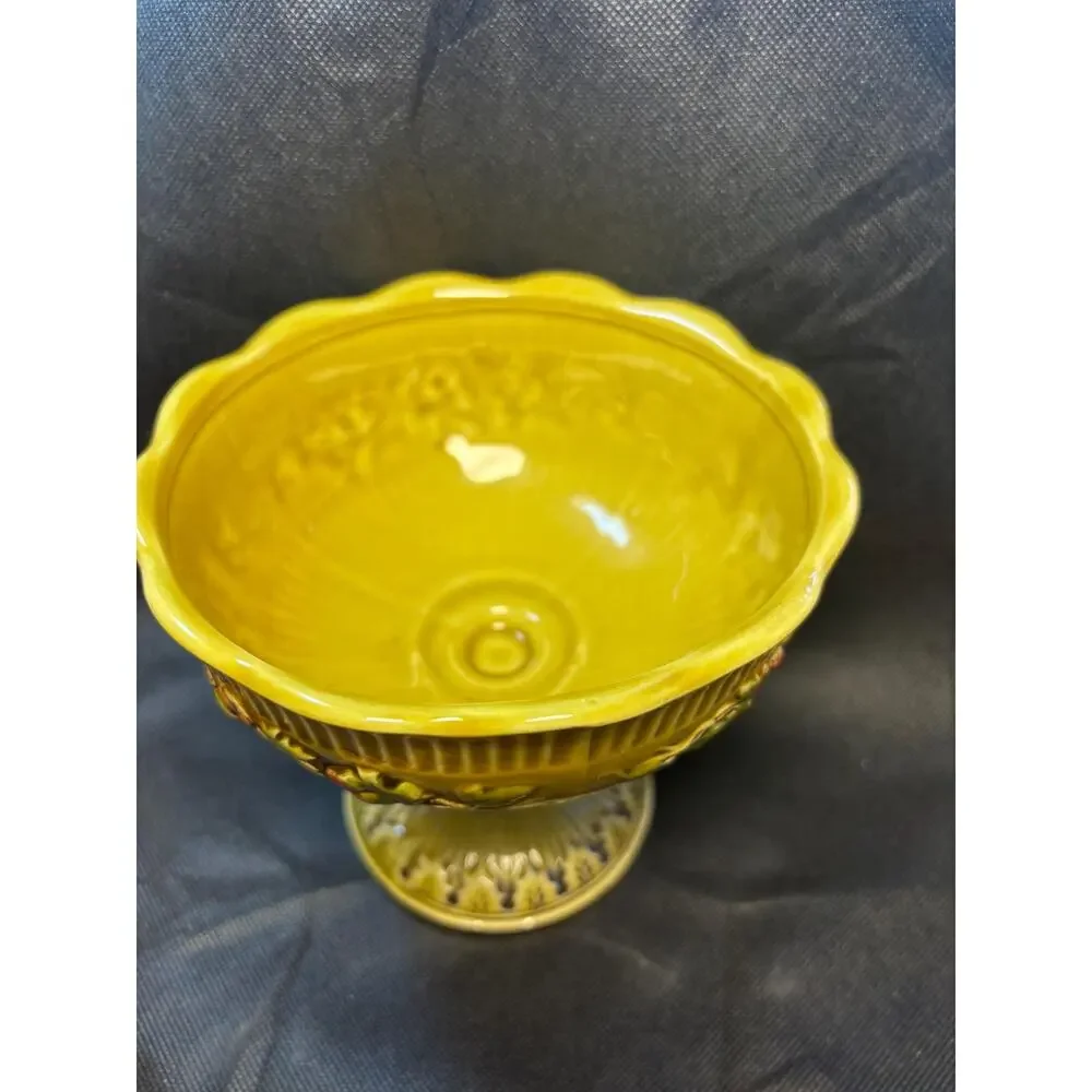Vintage‎ Lefton Green Grape Candy Dish