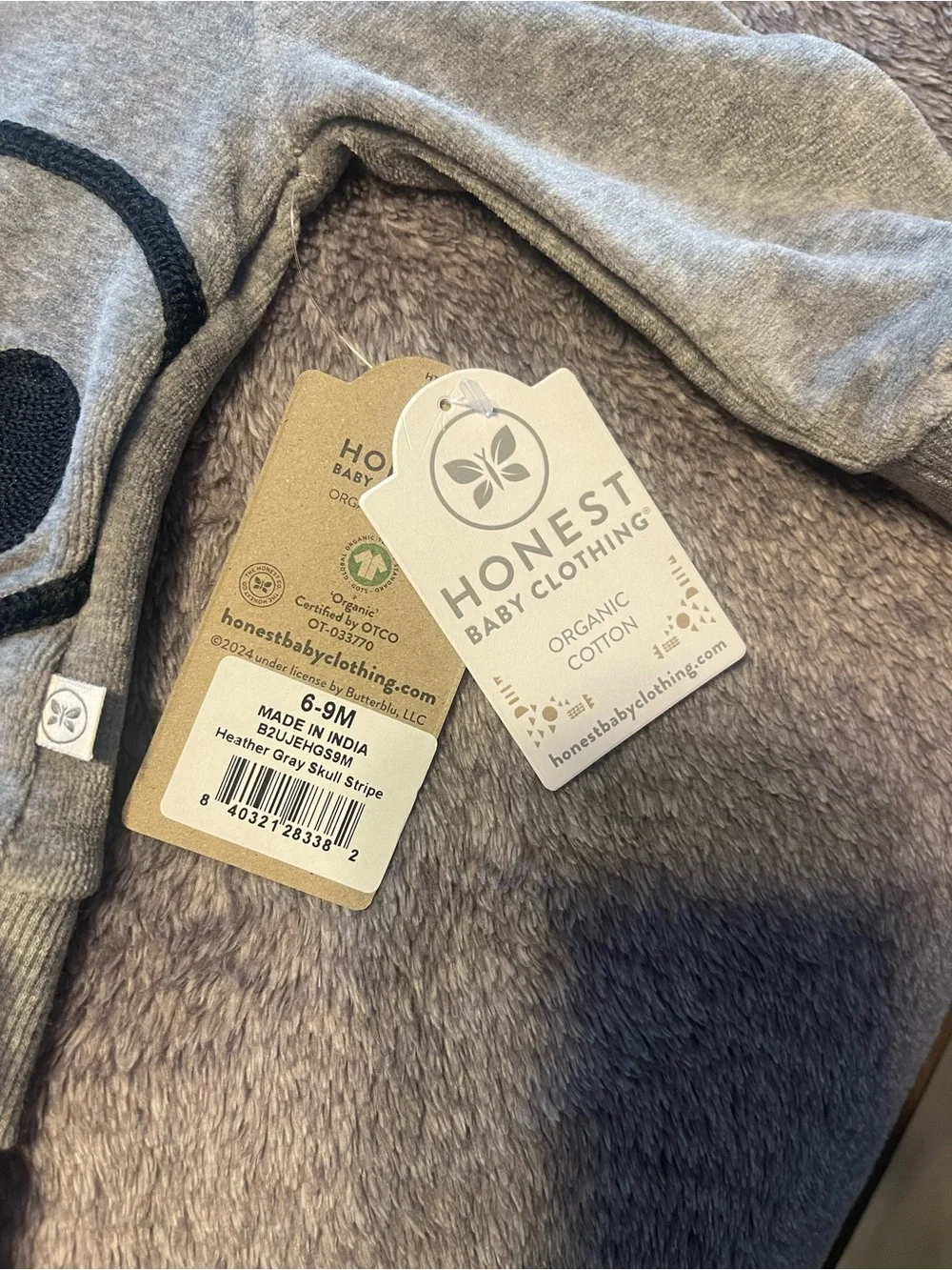 The Honest Company cozy grey