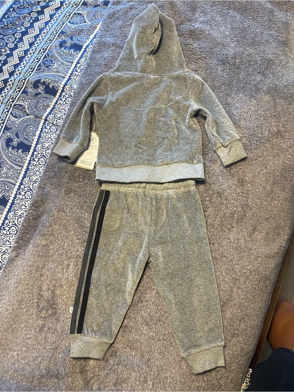 The Honest Company cozy grey