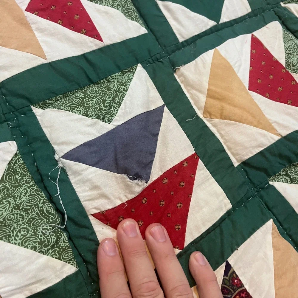 Handmade flying geese