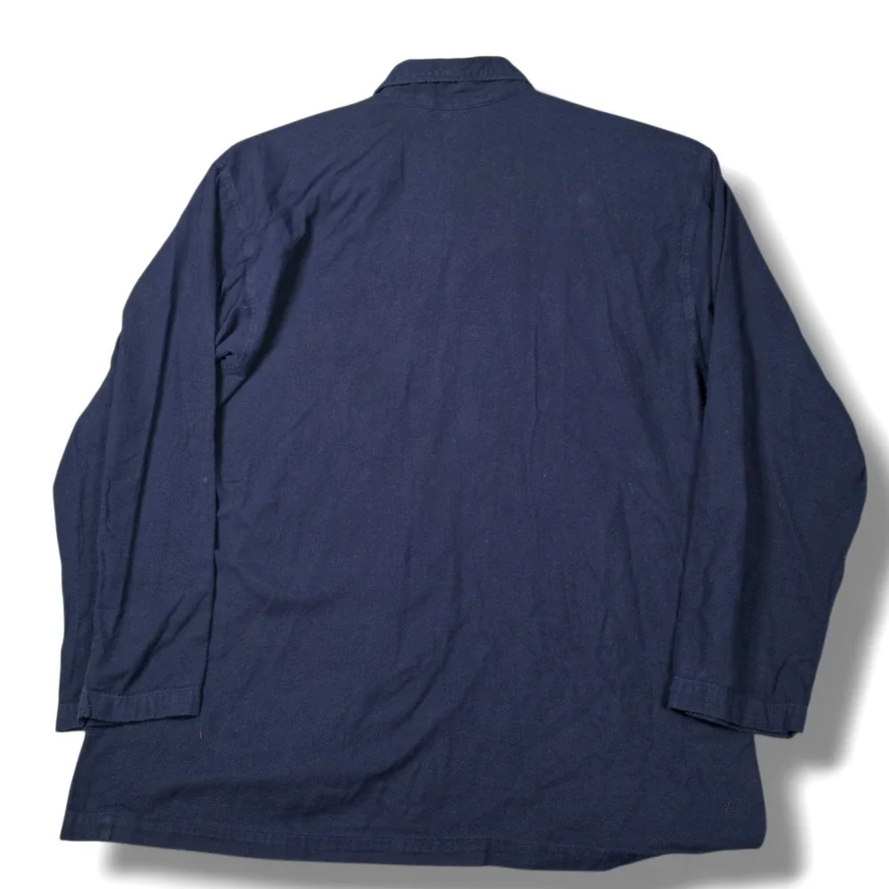 Polo Ralph Lauren Navy Blue Oxford Long Sleeve Button Up Shirt Mens XL Pony Logo