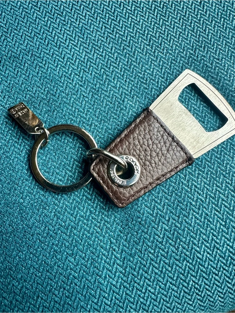 Coach branded mahogany