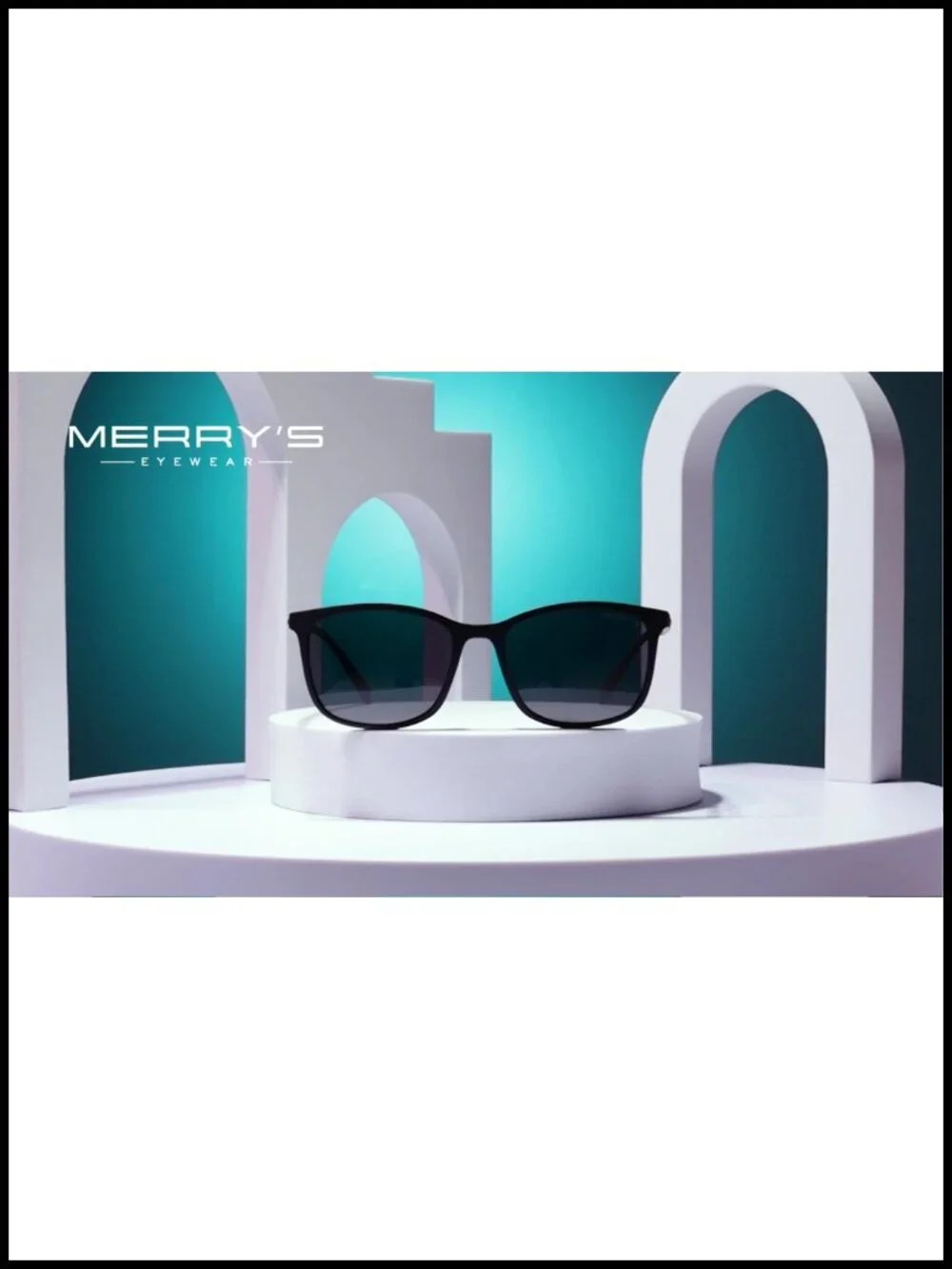 Polarized Square Sunglasses for Men Women UV400 TR90 Driving Fishing Golf